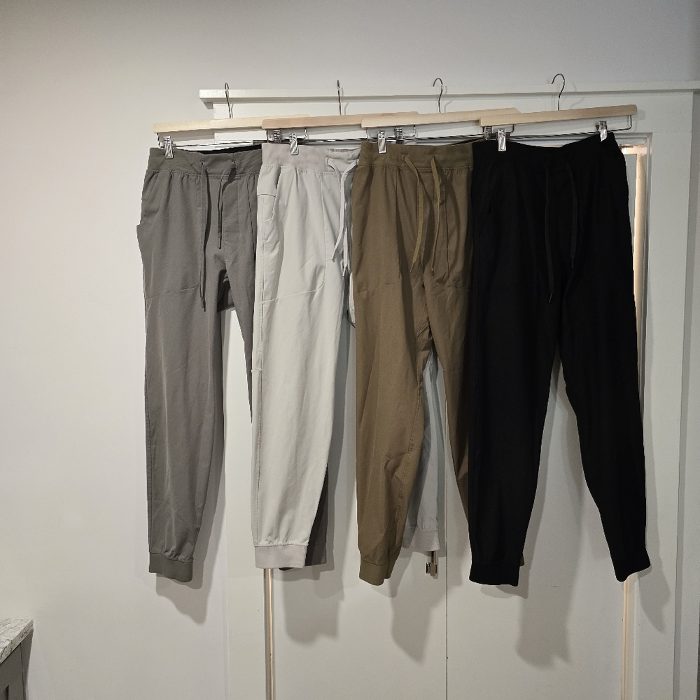 Lululemon Men's ABC Joggers - Size Medium - Set Of 4